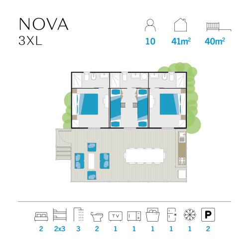 Ośrodek Isamar - plan ośrodka - Nova 3XL
