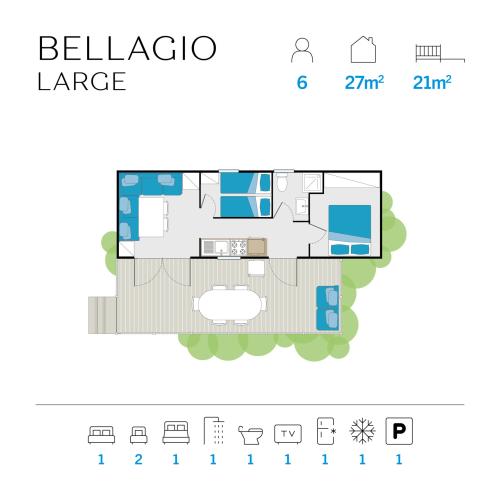 Villaggio Isamar - planimetria - Bellagio Large
