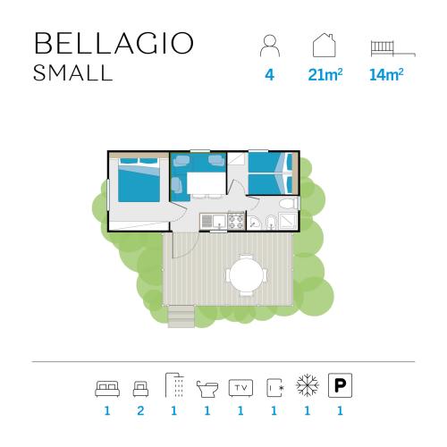 Villaggio Isamar - planimetria - Bellagio Small