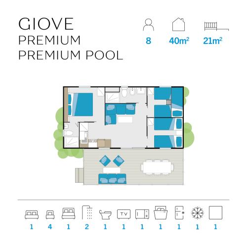 Isamar Village - layout plan - Giove XXL Premium
